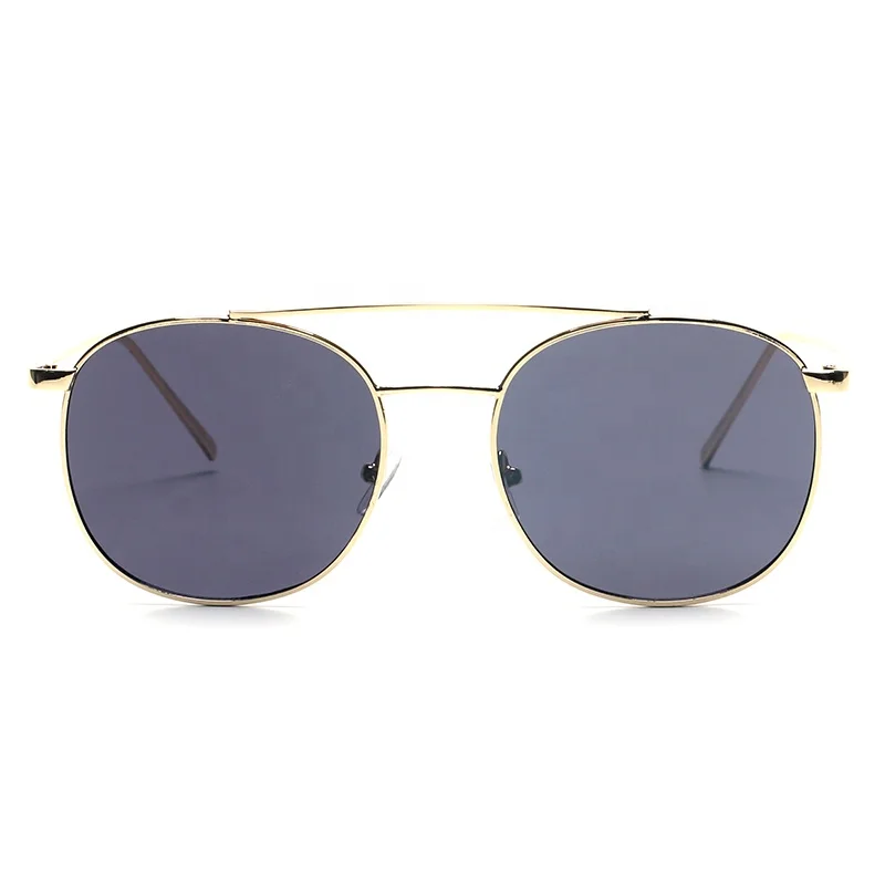 

High quality classic style round metal sunglasses custom eyewear, Can be customized