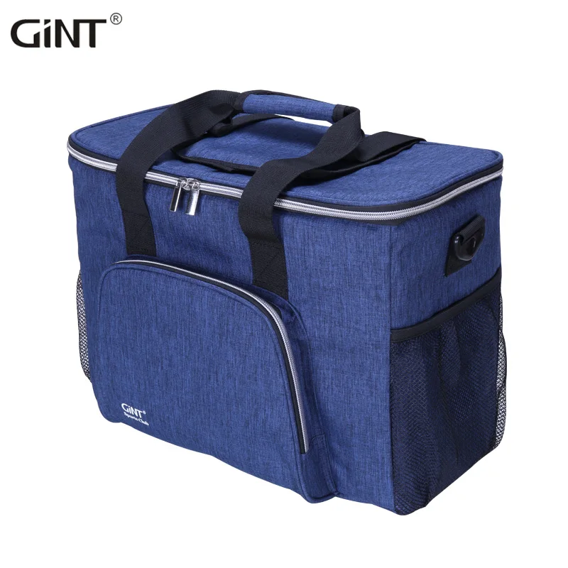 

Wholesale 12L Small Portable food bag dark royal blue one-shoulder insulation bag fabric Cooler Food Bag for Out Door Picnic, Green/blue/customized