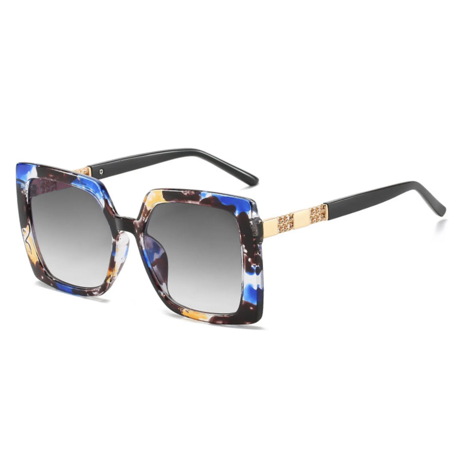 

2020 High Quality Wholesale Square Vintage Retro Tortoise Shell Tortoiseshell Women Sunglasses, Custom colors