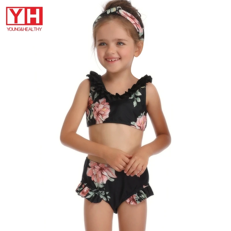 

Newest Kids Bathing Suits Summer Hot Selling Quick Dry Girls Bikini Swimwear Beachwear