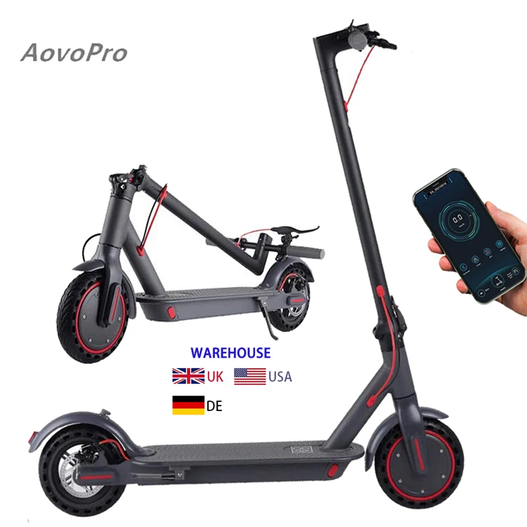 

Aovopro Smart App Patinete Electrico EU DE UK US Warehouse 10.5ah Bettery Waterproof 2 Wheel Adult Fold E Scooter