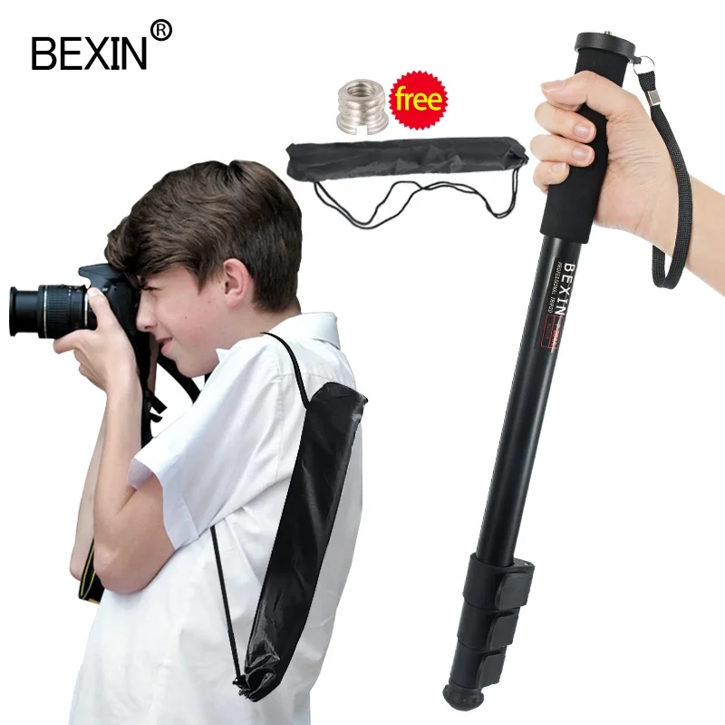 

BEXIN factory price Telescopic Adjustable Flexible Portable photography dslr Camera Tripod monopod unipod for Sony Canon Nikon