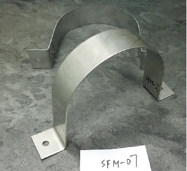 
Factory custom size small MOQ Stainless steel pipe tube hose rope clamps 