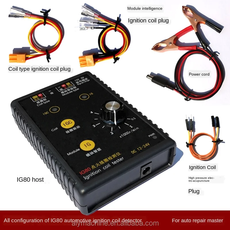 Amig80 Automobile Ignition Coil Detector Tester Natural Gas 24v