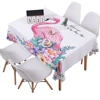flamingo table cloth tablecloth polyester tablecloths rectangle covers tablecloth