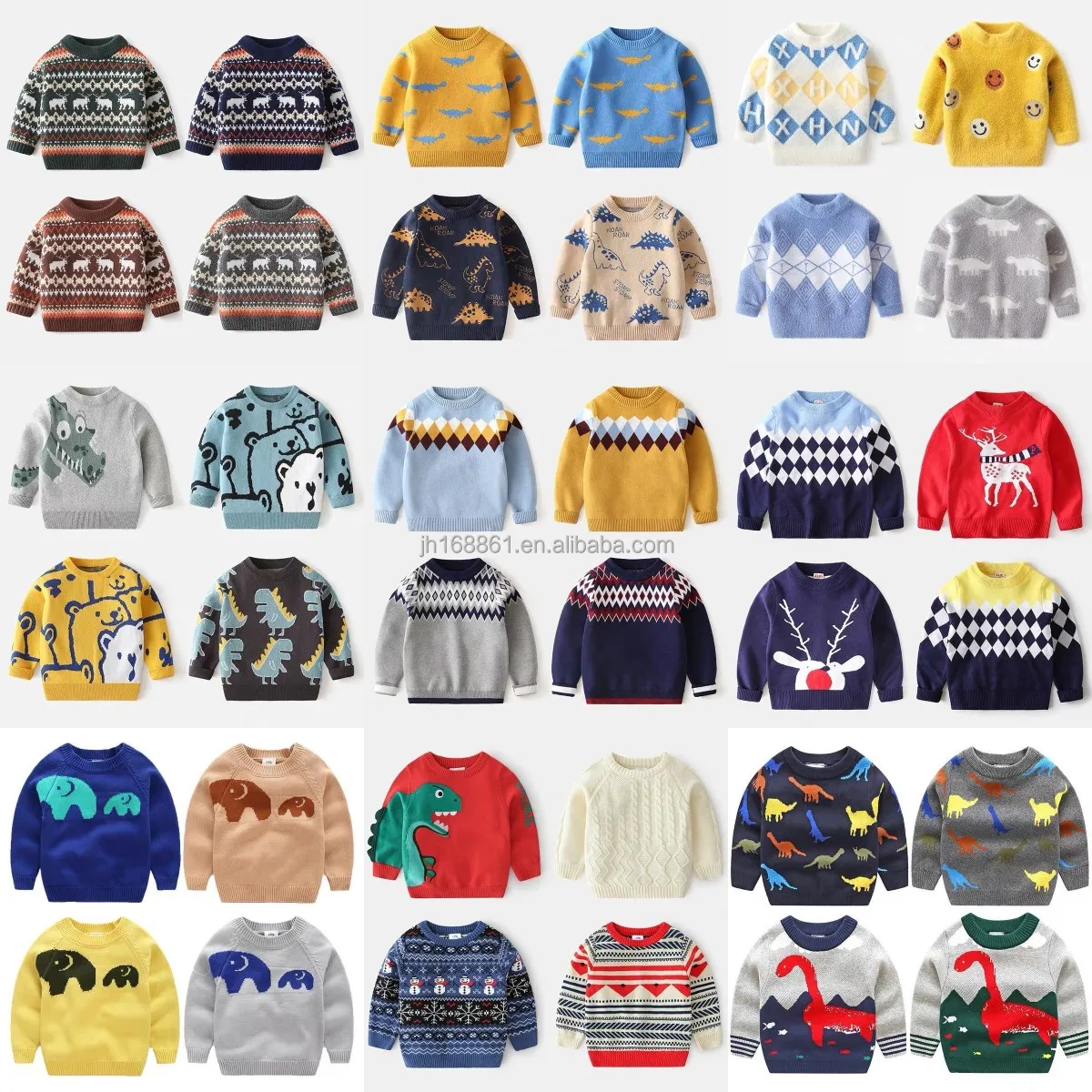 

High quality fall winter children soft warm sweater baby girl clothes knitted pullover coat sweater wholesale, Picture