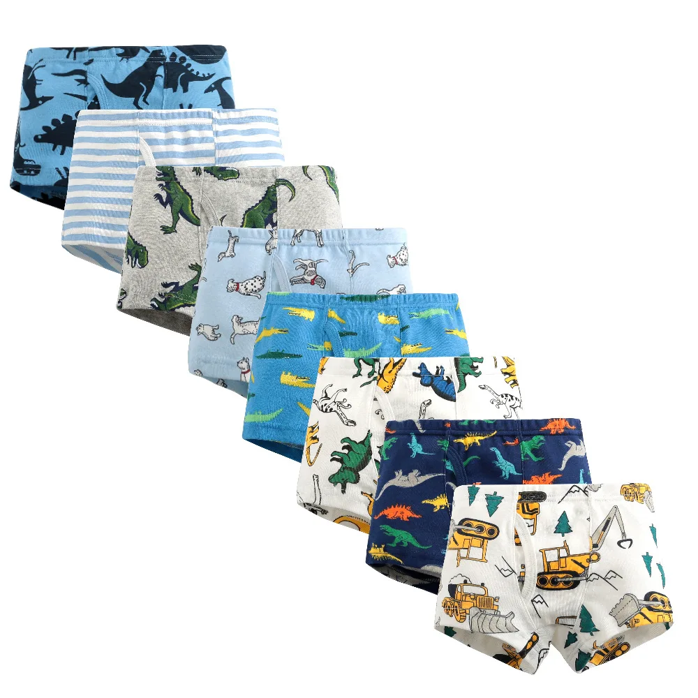 

Children's Underwear Boy's Thread, Pure Cotton Little Boy's Boxer Baby Foreign Trade Cartoon Dinosaur