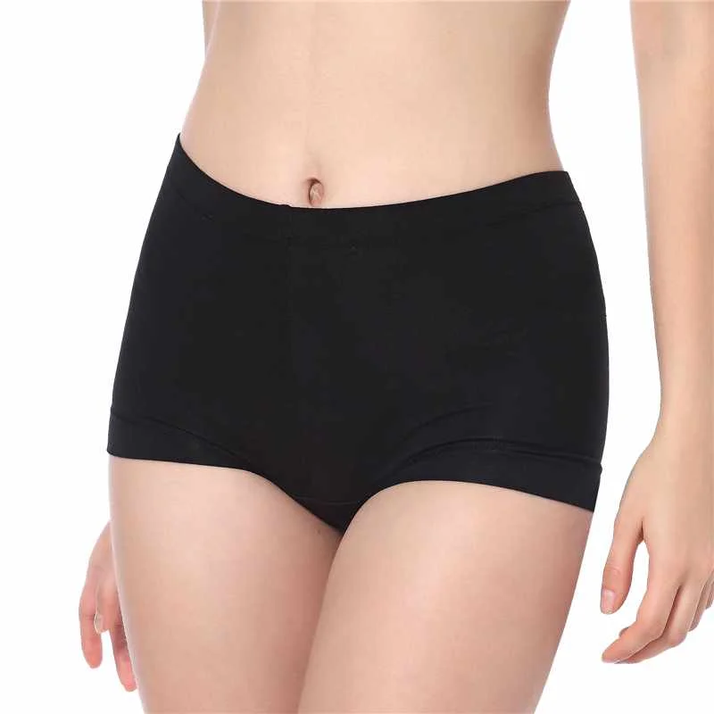 

Manufacturer Low MOQ Custom Plus Size Underwear Women Solid Color Boxers Plus Size Underwear Ladies Plus Size Cotton Panties, Picture show
