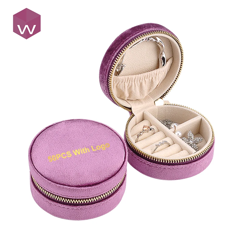 

Custom logo jewellery earing small case jewelry gift box jewelry box organizer, Pink/black/rose red/beige