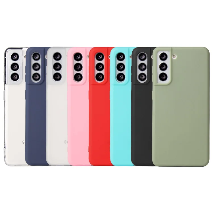 

Senlancase Colorful Frosted Matte Soft TPU Silicone Phone Case , for samsung s21 ultra case matte silicone