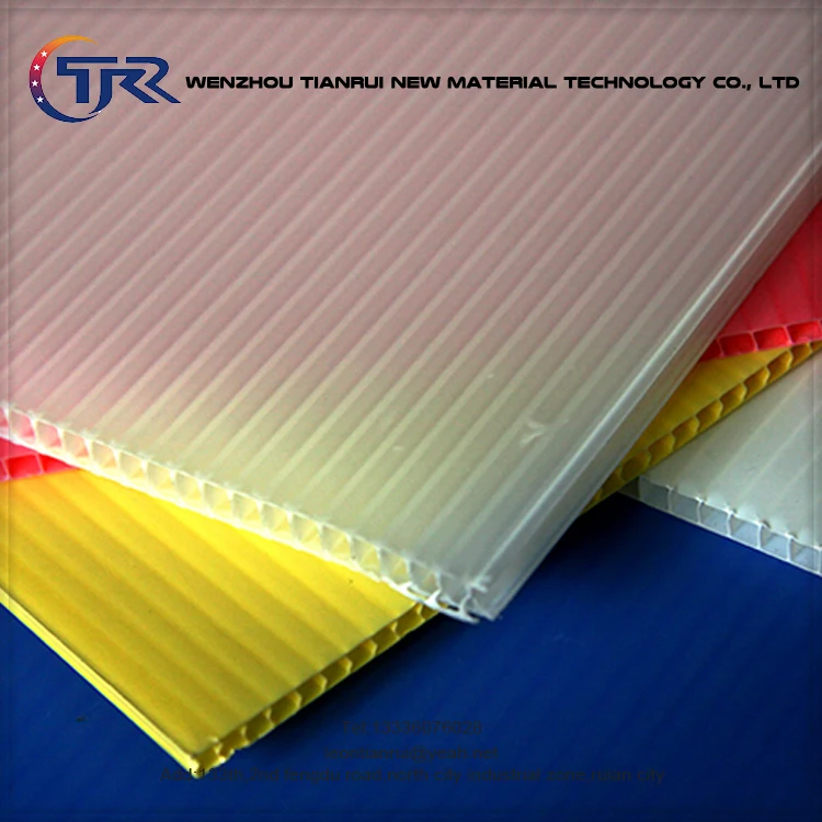 212mm Colored Plastic Corrugated Divider Sheet Soundproof Corrugated