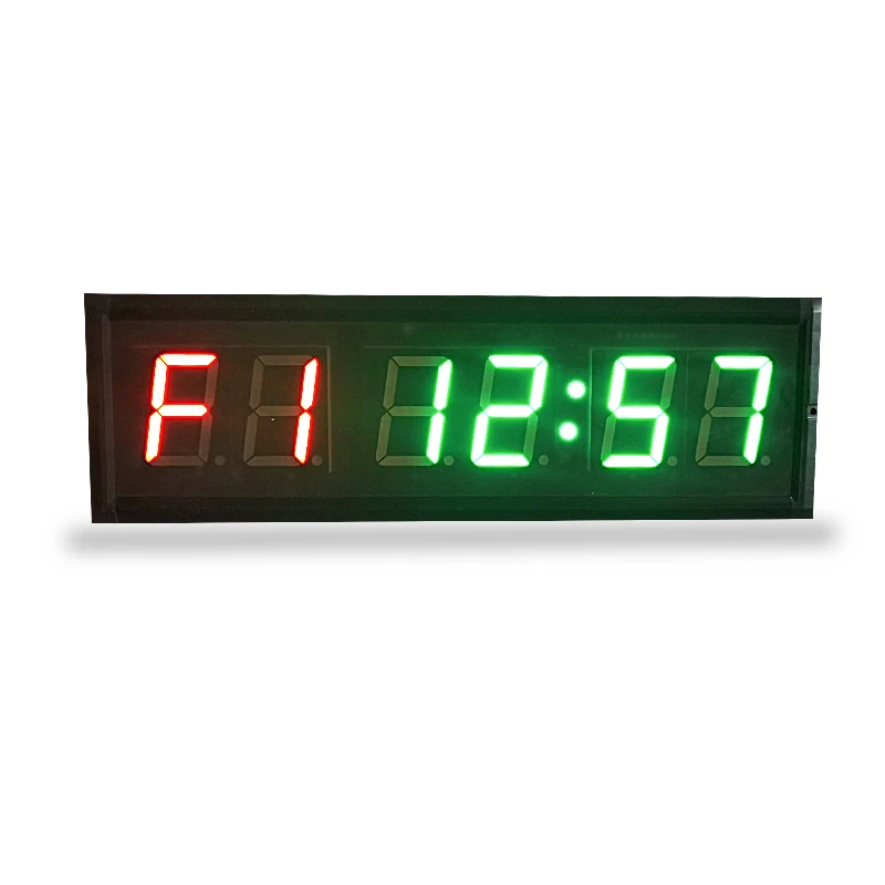 

new arrival customized function 6 digits led display remote control led digital wall clock