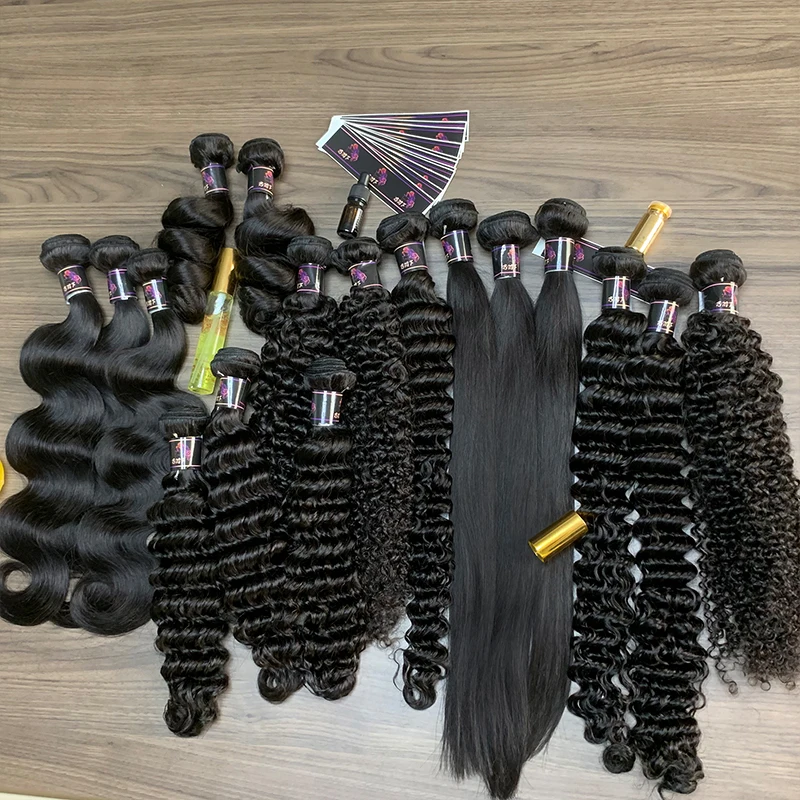 

Double Weft Grade 8A 9A 10A Peruvian unprocessed Natural Human Hair bundles Extensions Tape in Style for black women