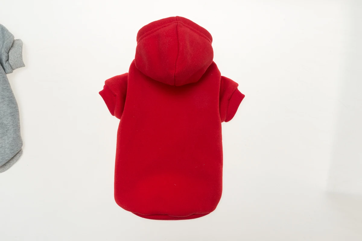 Wholesale Cotton Custom Dog Clothes Colorful Blank Dog Hoodie Sweater