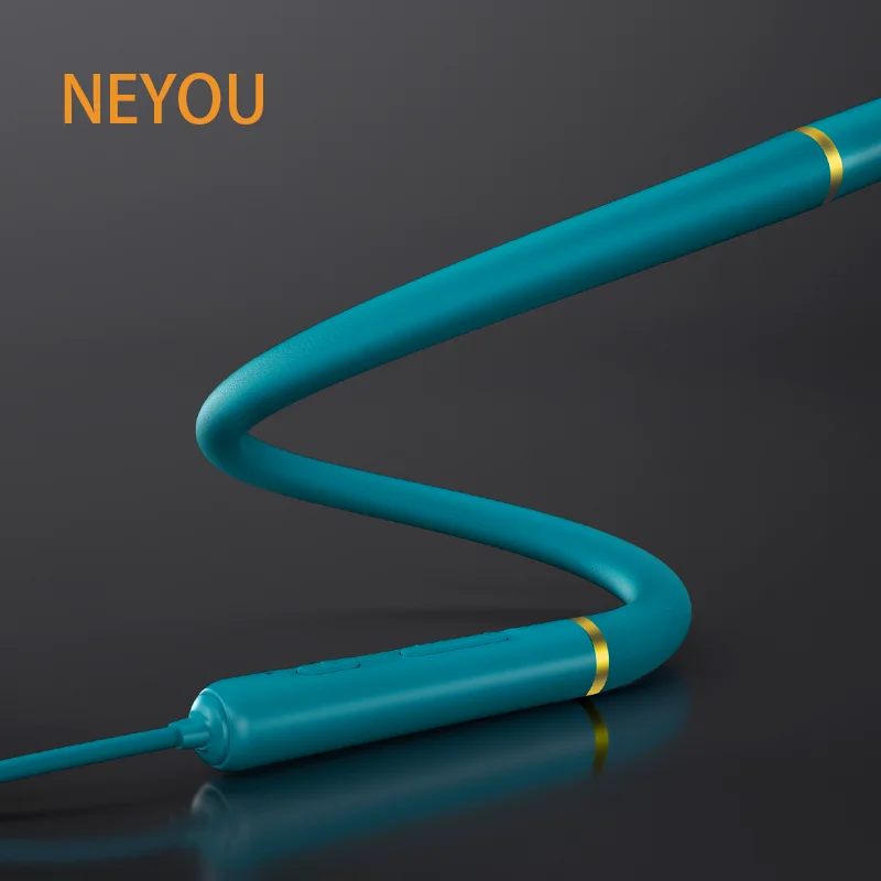 

2021 Fashion ANC Play 100 h Cheap Wireless Neckband Bluetooth Earphone CE ROSH