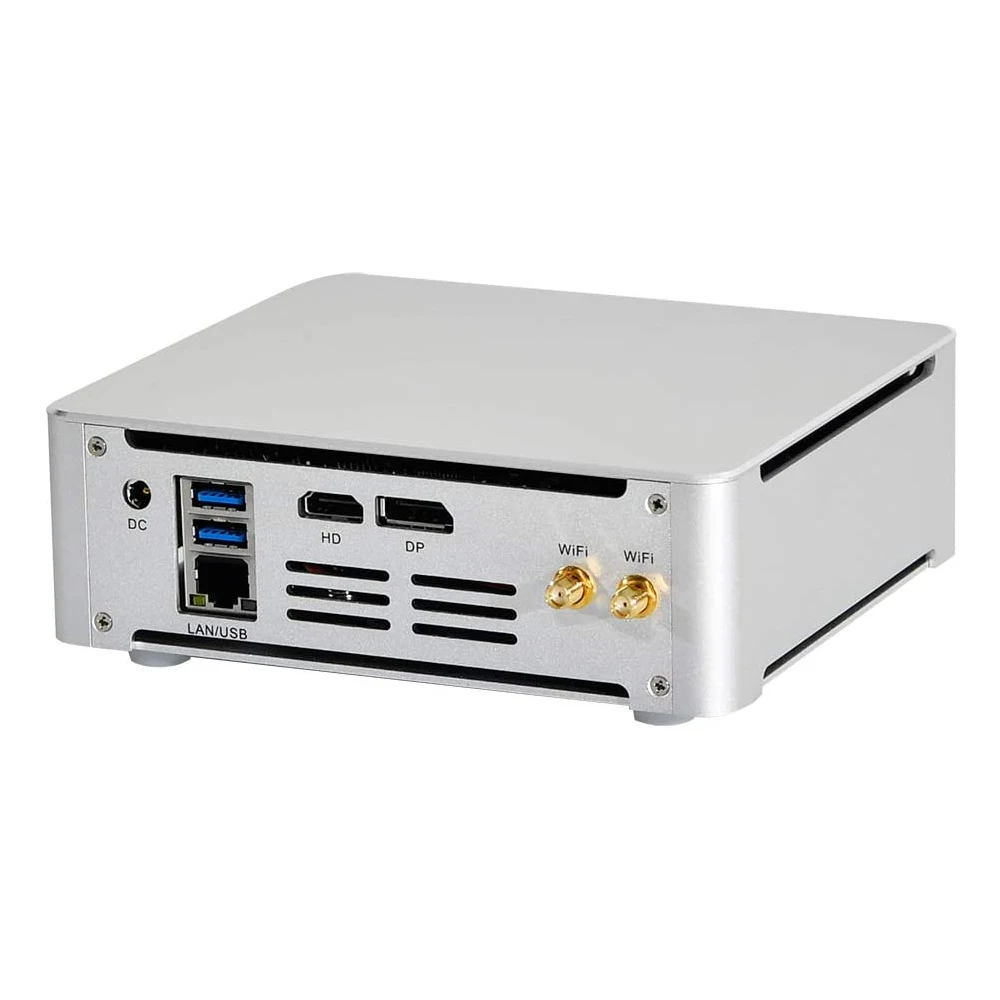 

Partaker 4K Mini PC, Desktop Computer, Server, Quad Core I5 7300HQ i7 7820HK, Win10 Pro/Linux Ubuntu, Sliver