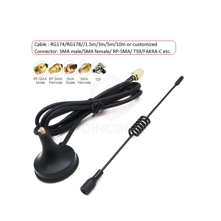 Omni external helical whip 433MHz Lora Antenna 400MHz NB-IOT wireless aerial - ANKUX.COM