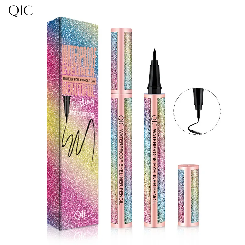 

MP003 Qic New 4D Starry Sky Style Quick-dry Black Liquid Eyeliner Pen Waterproof 24 Hours Long-lasting Makeup Cosmetic Tool