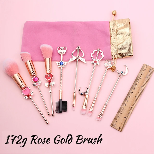 

Sailor Moon cute custom high quality makeup brush set