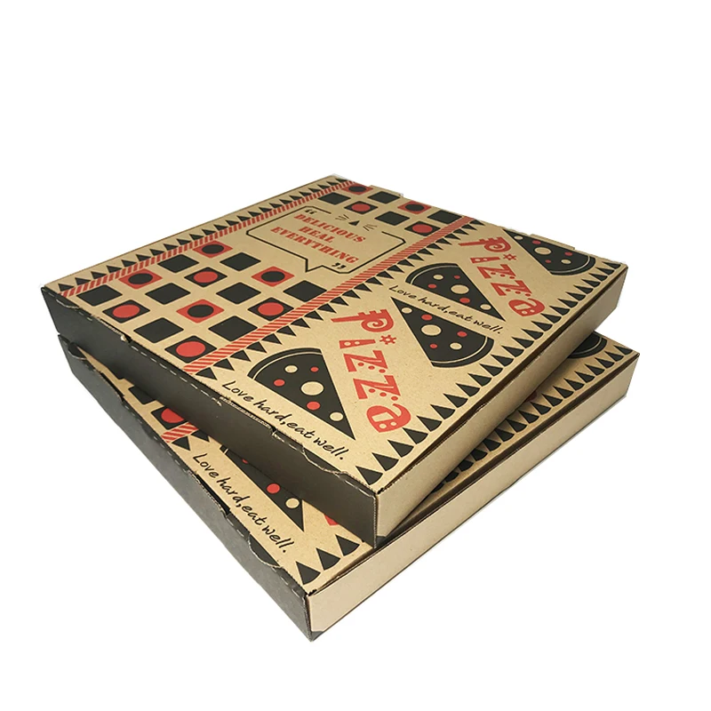 

Zidan food Packaging Printed all size custom wholesale cheap personalized corrugated paper pizza boxes