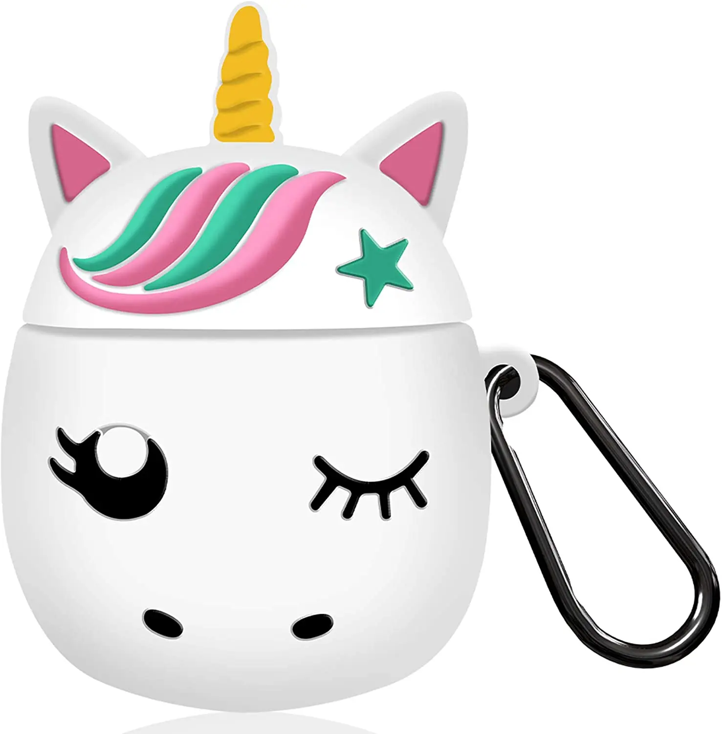 

Unicorn Cute 3D Cartoon Soft Silicone Cover Protective Earphone Accessories Case for Airpod, Various colors for you choose