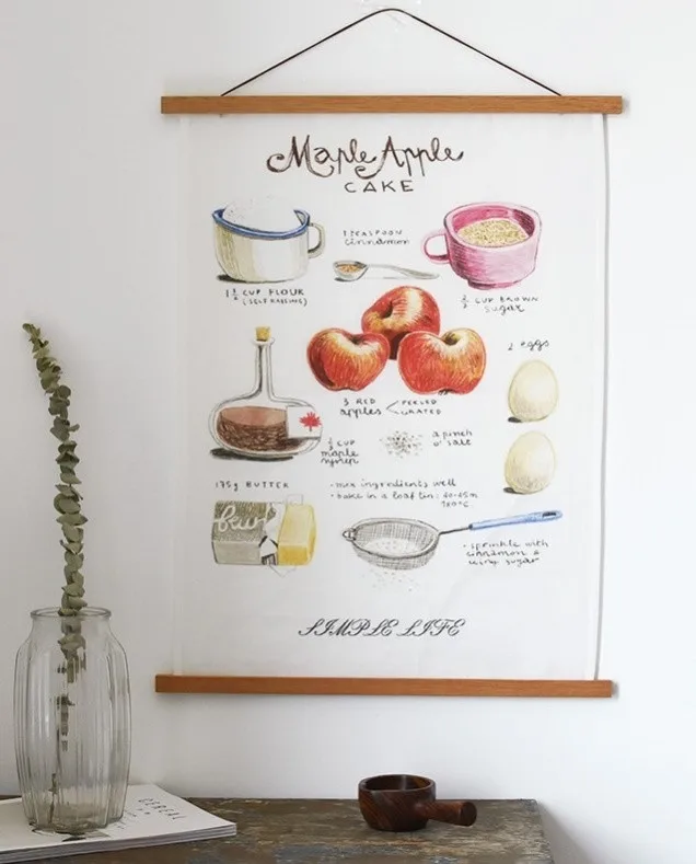 

Decorative Cotton Canvas Hanging Scroll Banner