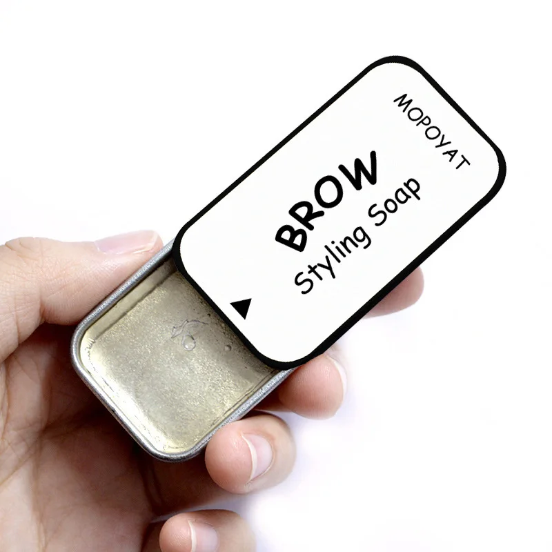

QQLR Biotech Wholesale Long Lasting LOW MOQ Brow Soap Eye Soap Vegan Private Label Gel Eyebrow Styling Soap With Brush
