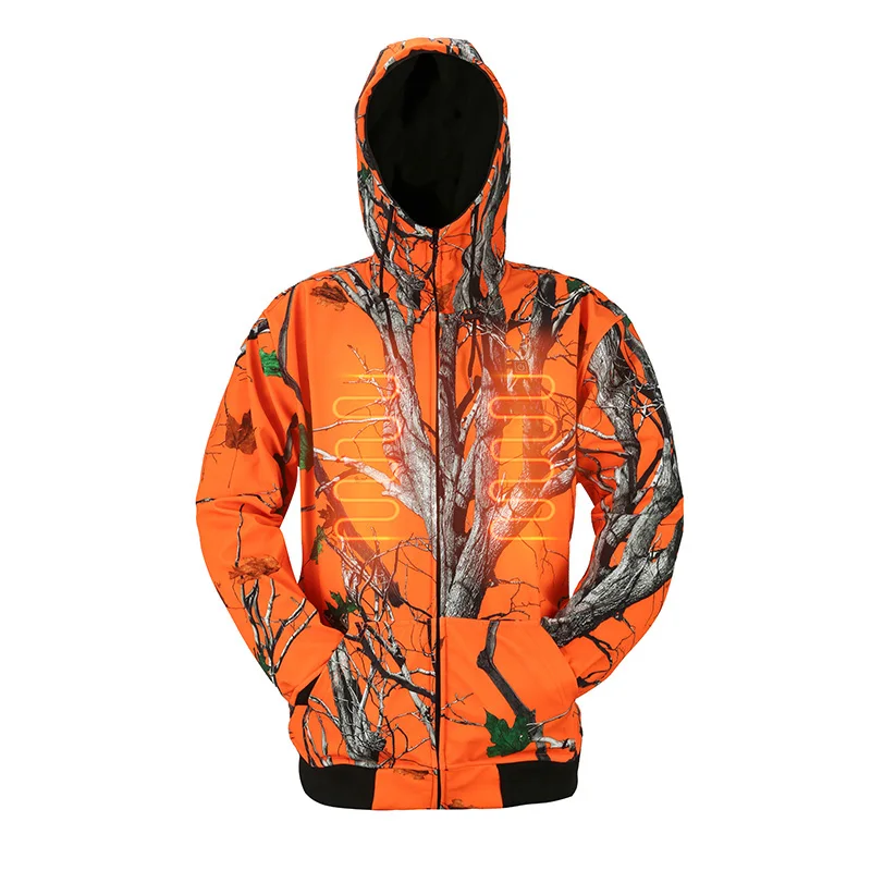

Top-Ranking Quality Unisex Outdoor Waterproof Heat Hunt Clothing Camouflage Jacket Heated Hoodie