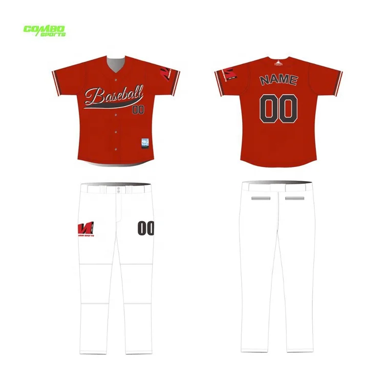 

2020 fashion customize name and number baseball jersey uniform
