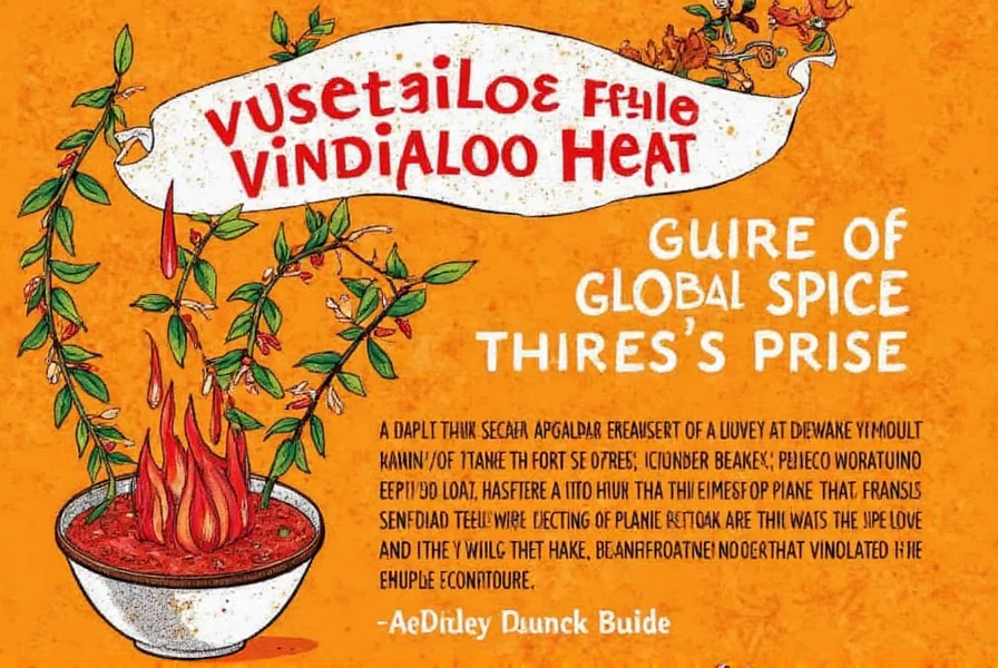 Comparison of different spice blends including vindaloo