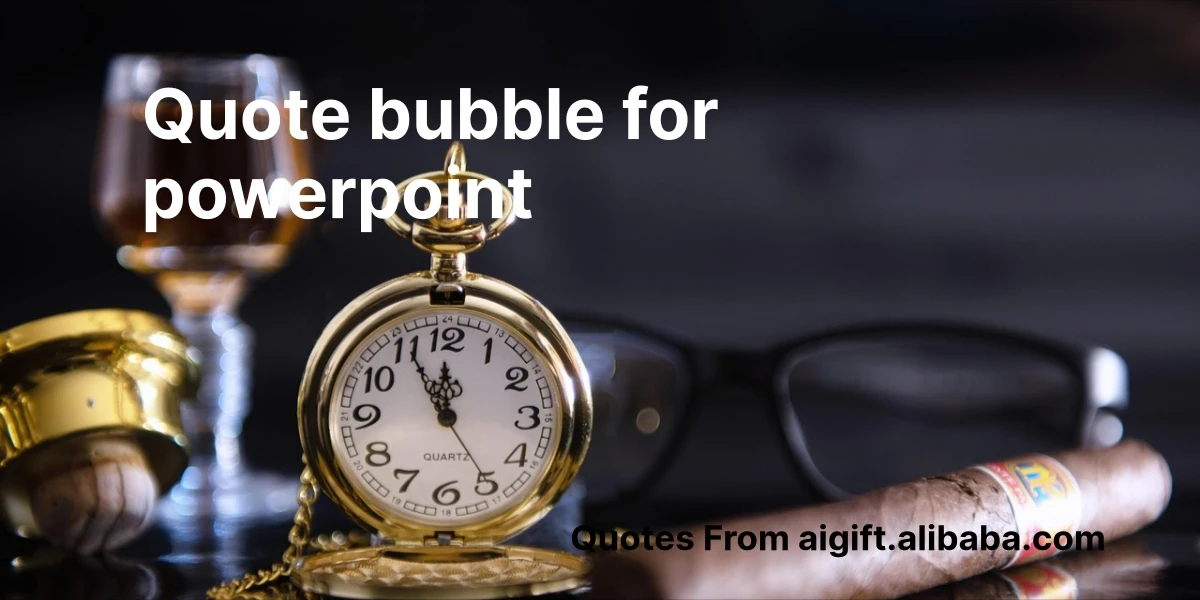 quote bubble for powerpoint