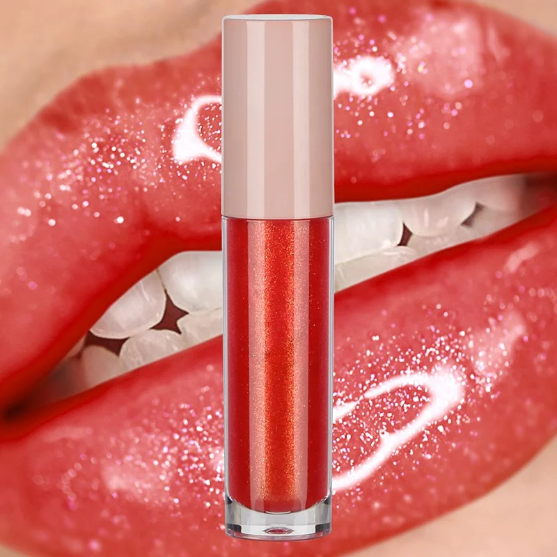 

W4 Wholesale beautiful vitamin custom lip gloss lip plumping gloss