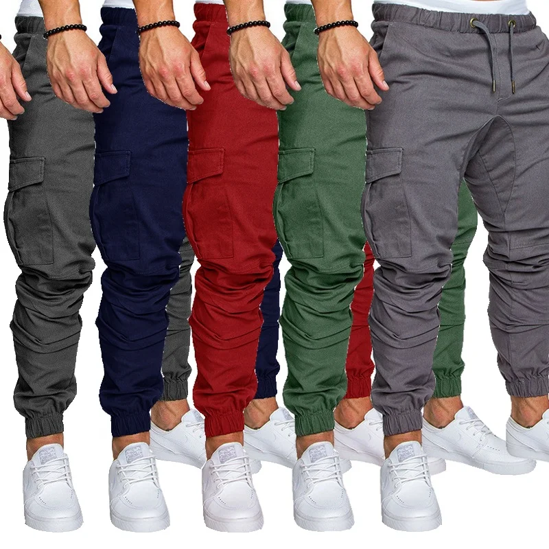 

OA cheap price good quality mens pants & trousers soft sweatpants for males stylish tactical pants joggers men custom low MOQ, 10 colors