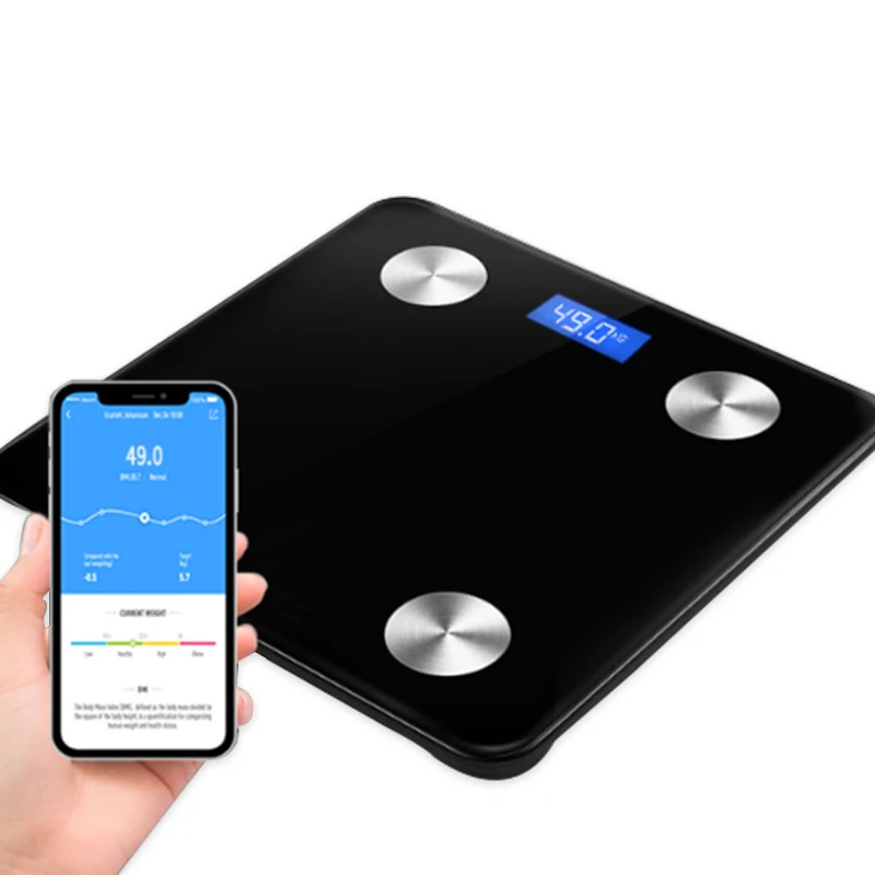 

electronic weigh smart scale bathroom weighing scales manufacturer digital counting body fat weight human personal body for home, Customized color