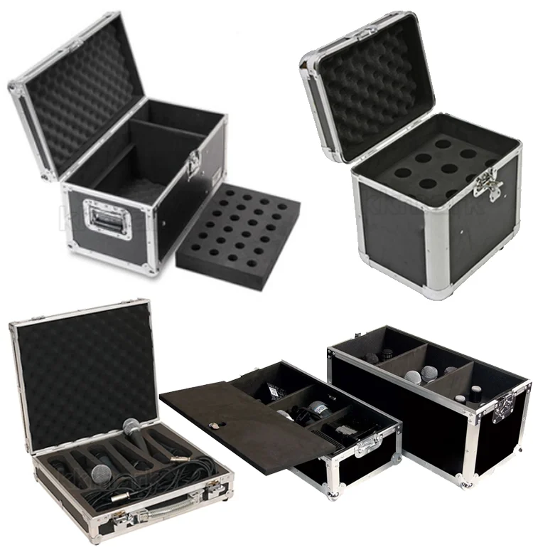 Mic Flight Case To Store Up To 24 Shure Sm58 Microphones Accessories Buy Microphone Mic Flight