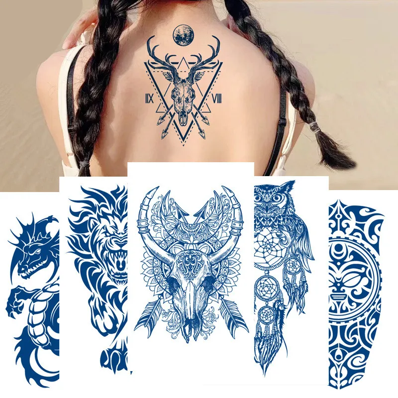 

40 sheets temporary tattoos waterproof for women and men tattoo supply