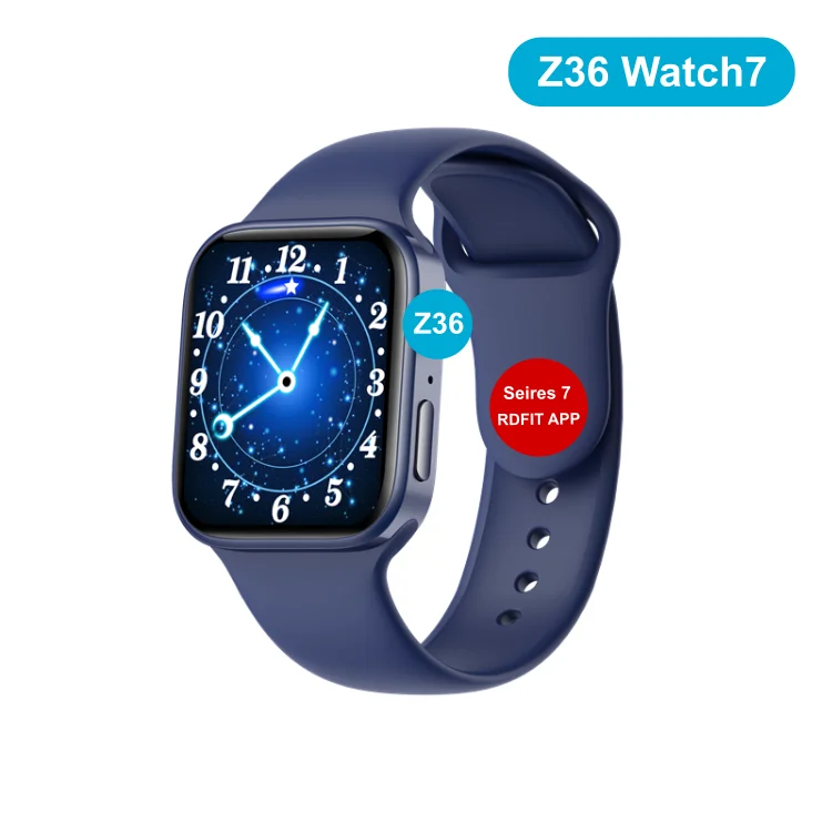 

2021 New Arrivals Seires 7 Z36 Smart Watch BT Call Heart Rate Blood Pressure Wrist Smartwatch Watch 7 Z36 For android IOS, Multi colors