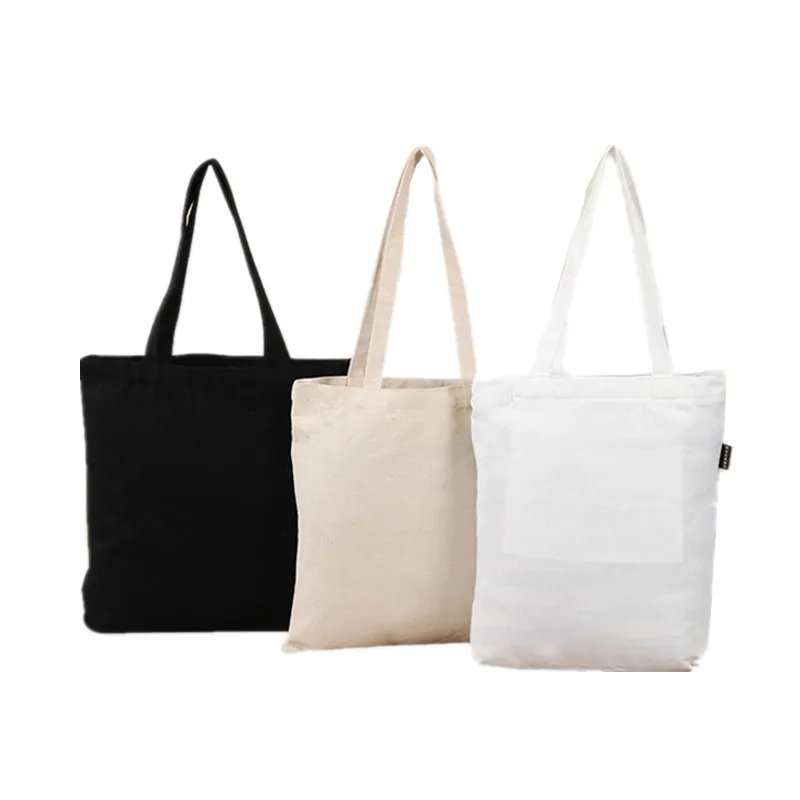 

High quality factory supply blank cotton canvas tote shopping bag in stock