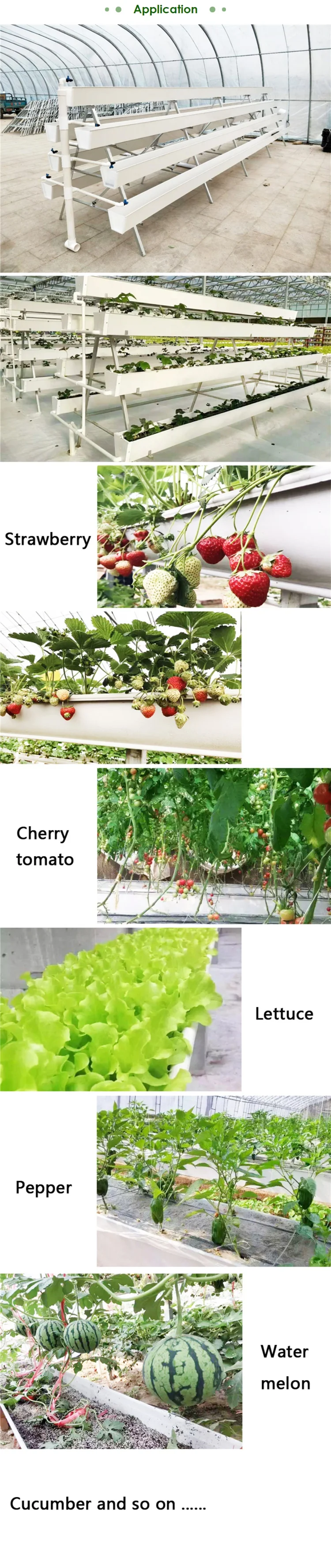 soilless culture gutter