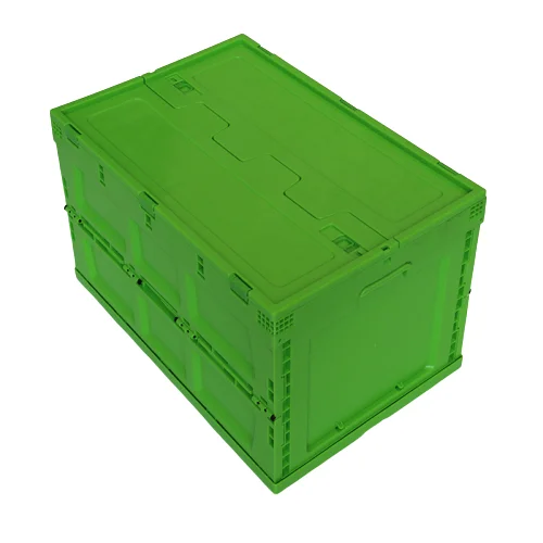 

JOIN Recyclable Plastic Folding Storage Crates Feature and Apparel Industrial Use Transporting Turnover Box Collapsible Contain