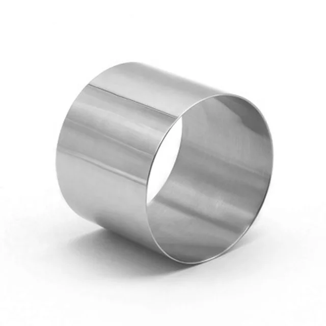 

Perfect DIY 3.5IN Baking Mould For Mouss Ring Stainless Steel Cake Ring Bakerly