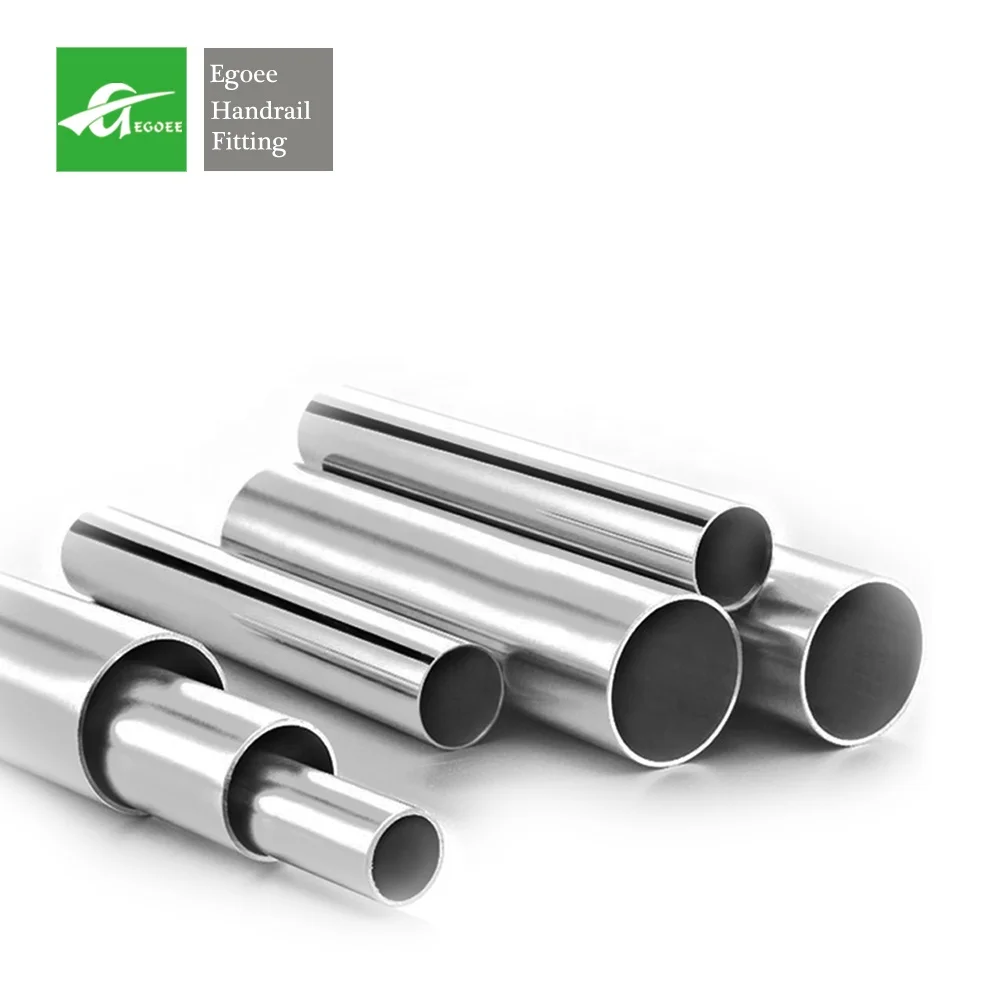 
Foshan Mill ASTM A 554 SS 201 301 304 316 decorative handrail stainless steel tube 