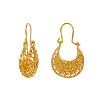 

E-212 Xuping new arrival handbag design women African stylish 24k gold women earrings