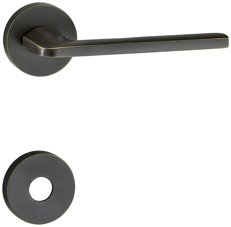 Modern Square Design Coffee Separate Lever Door Handle Tubular Lever Door Lock