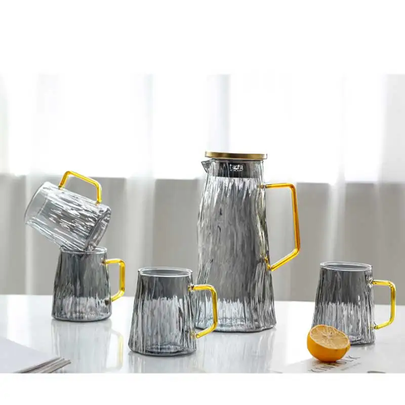 

Hot Sale High Quality Borosilicate Coffee Glass Pot Tea Glass Pot Set