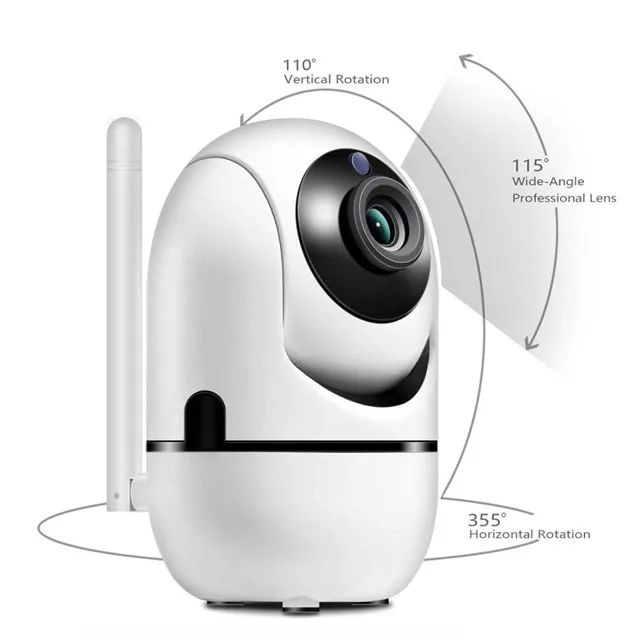 
camara de vigilancia ip seguridad wifi 360 