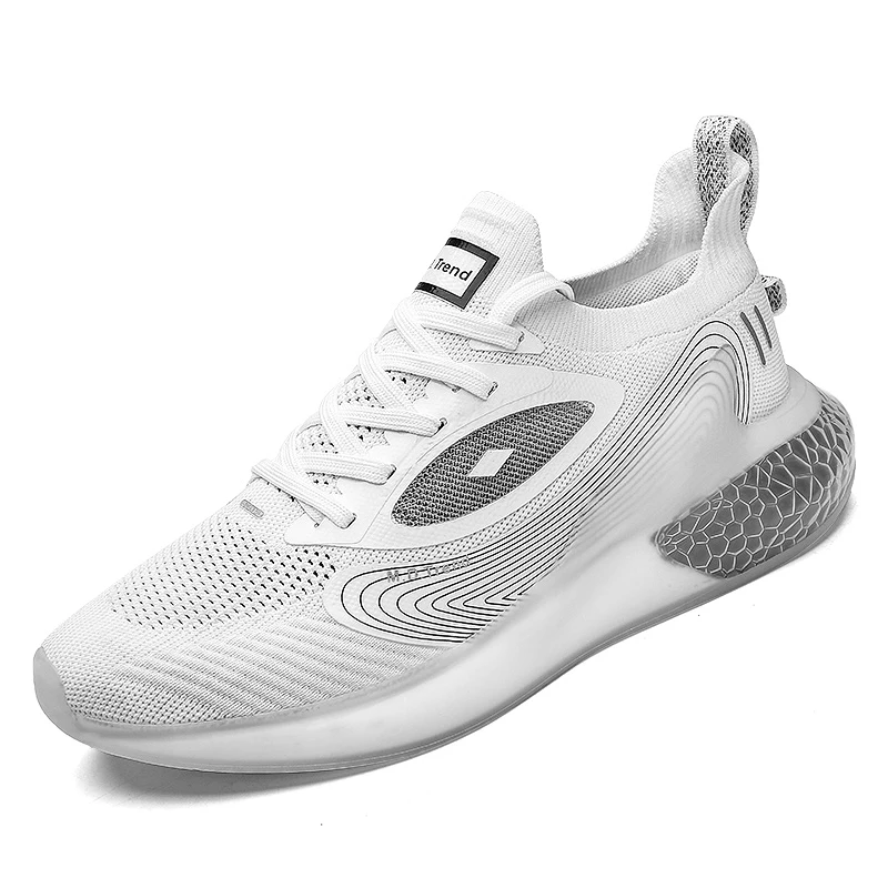 

Hot sale high quality fashion luxury white running sneakers casual shoes for men