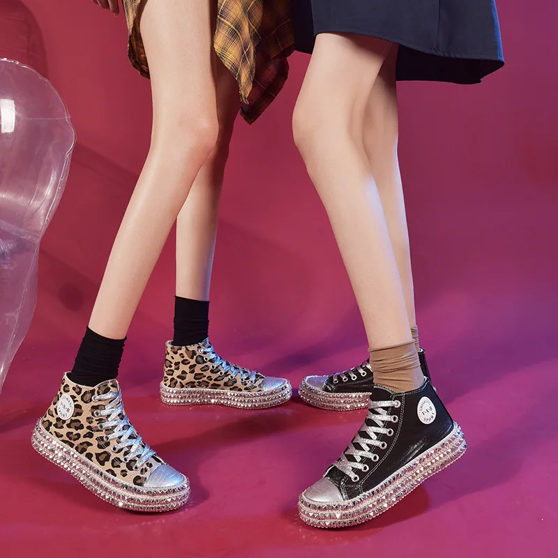 

Fashion sneakers Wholesale OEM dioreing women's canvas shoes sneakers women all-match rhinestone shoes