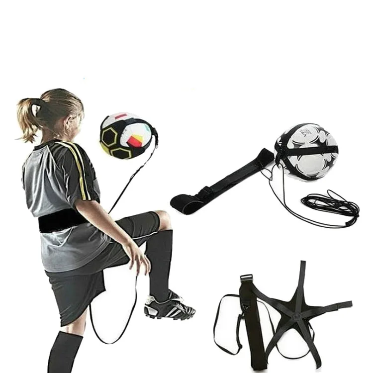 Football Kick Trainer Aids Hands Free Throw Sole Practice Soccer Training Equipment For Kids And