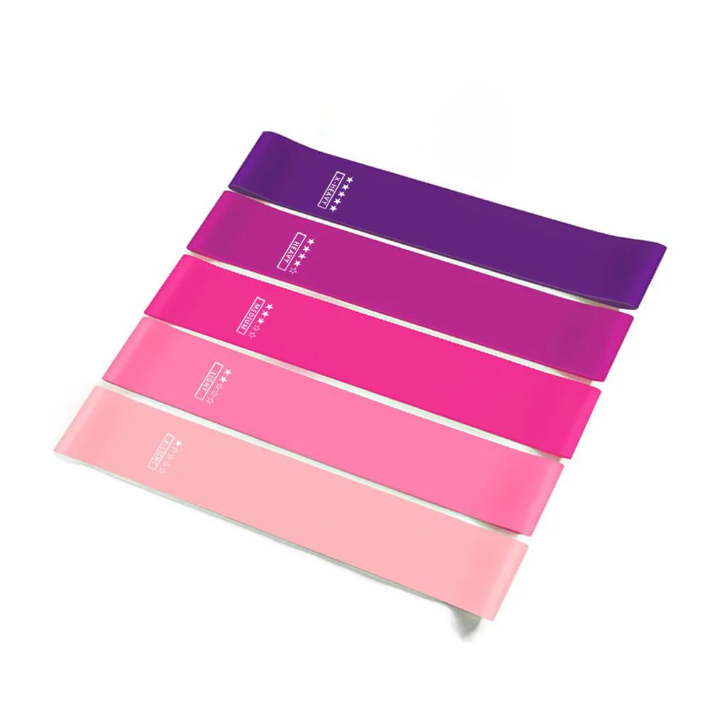 

Factory Wholesale Comfortable Strong Exercise Gym Fitness Silicone Resistance Bands, Black , blue , red , yellow, green or customized